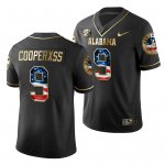 Men's Alabama Crimson Tide #9 Amari Cooper Black 2019 Stars and Stripes History Player NCAA College Football Jersey 2403NINP6